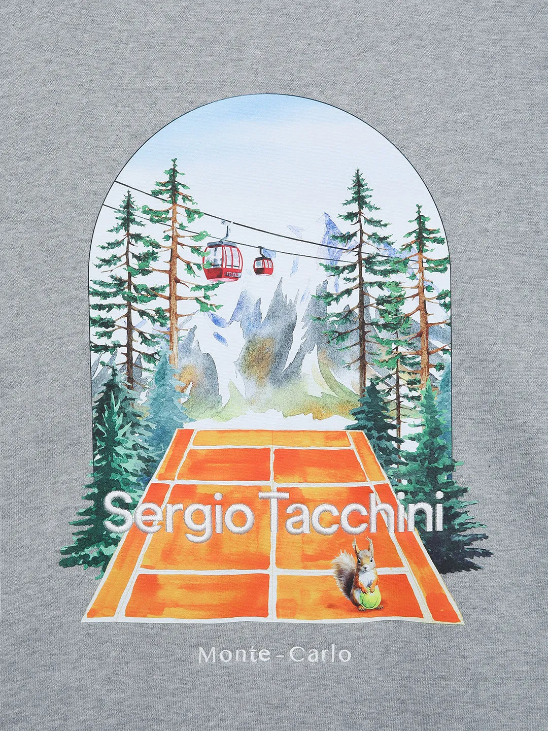 MC Artwork Sweatshirt- Melange Grey