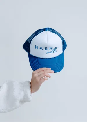 Nashville Trucker Hat - Royal Blue