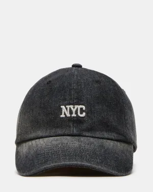 NYC CITY DAD CAP BLACK/DENIM