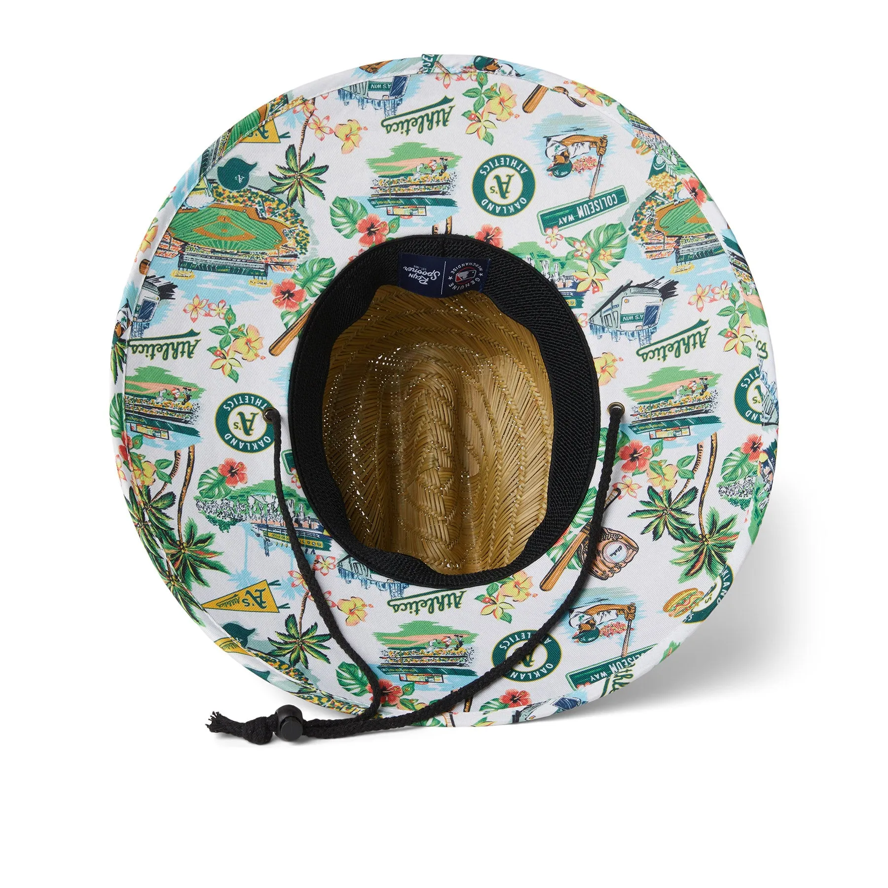 OAKLAND ATHLETICS SCENIC STRAW HAT