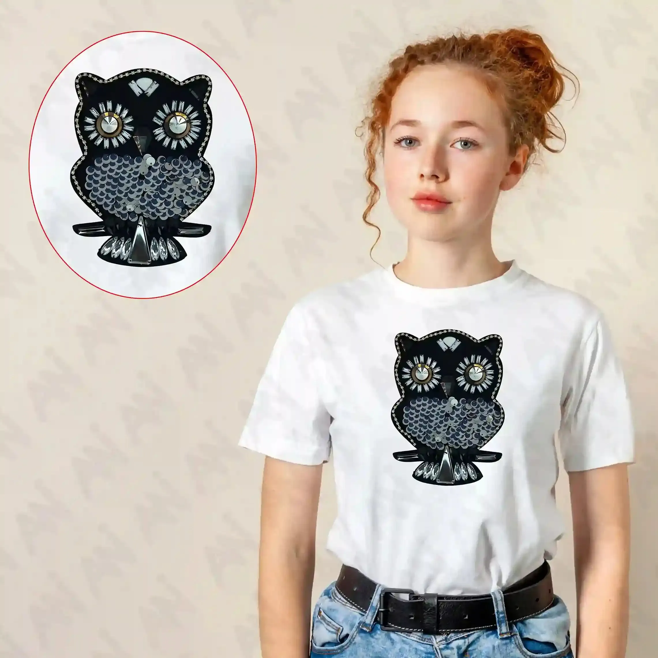 Owl Bead Patch
