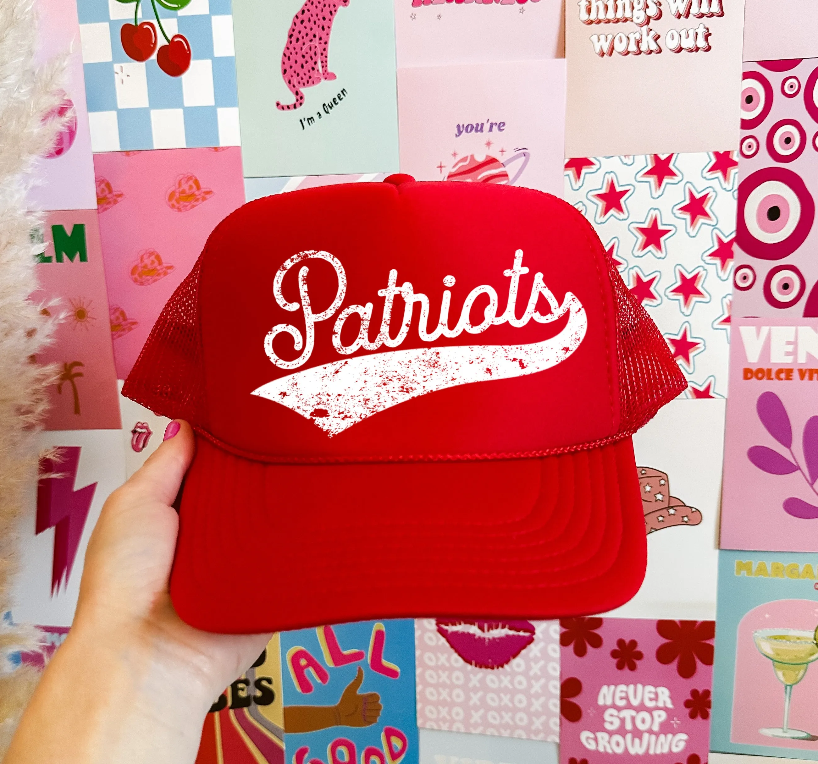 Patriots Spirit Hat - Lewisburg Trucker Hat / Patriots Hat (Multiple Colors)