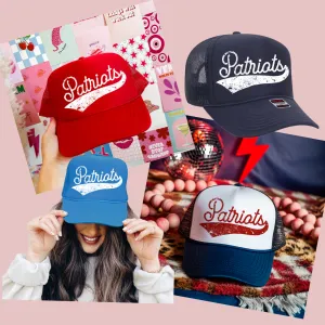 Patriots Spirit Hat - Lewisburg Trucker Hat / Patriots Hat (Multiple Colors)
