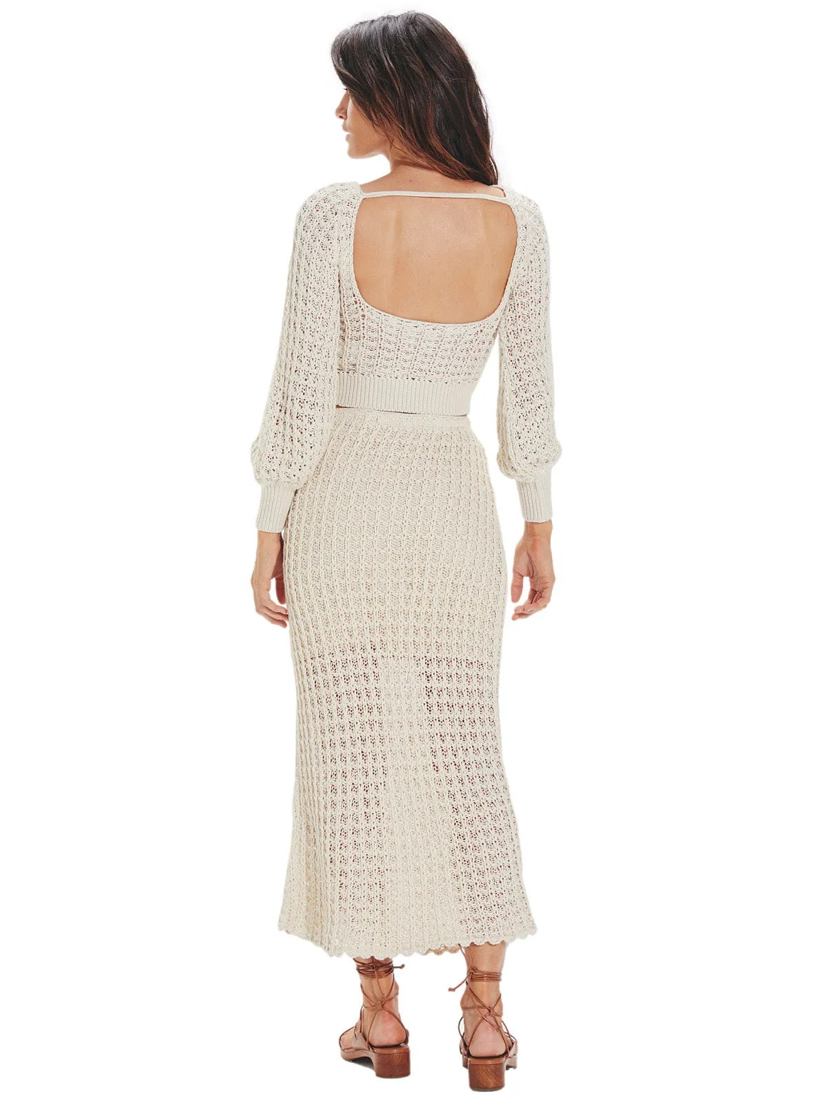 Petra Pull Blouse-Petra Midi Skirt ::RET