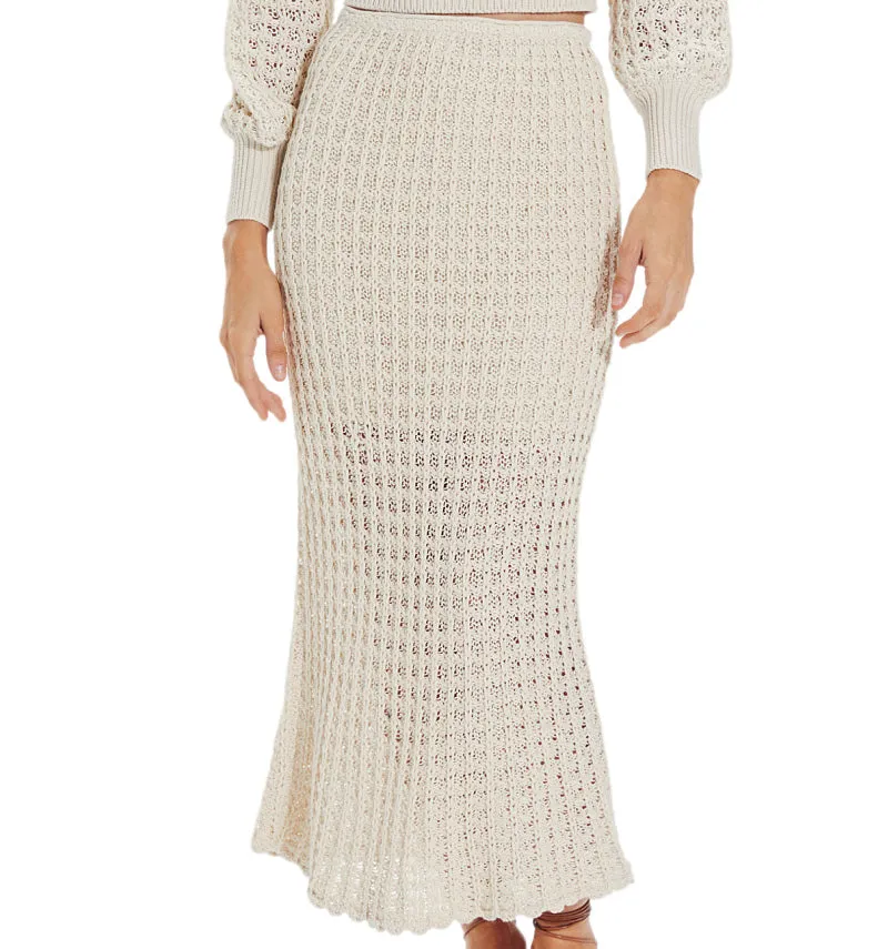 Petra Pull Blouse-Petra Midi Skirt ::RET