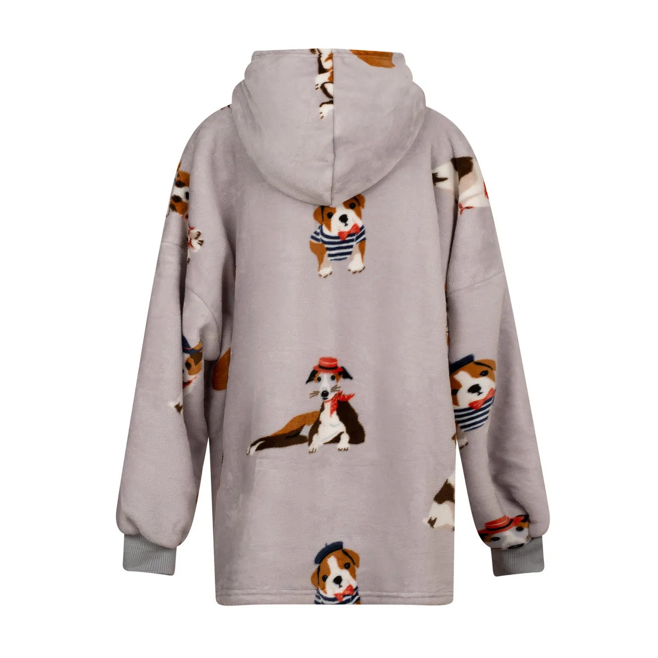 Poochies Fleece Oversized Blanket Hoodie