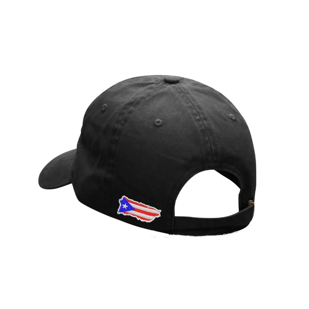 Puerto Rico Symbols Embroidered Baseball Hat | Cultural Icons🇵🇷✨