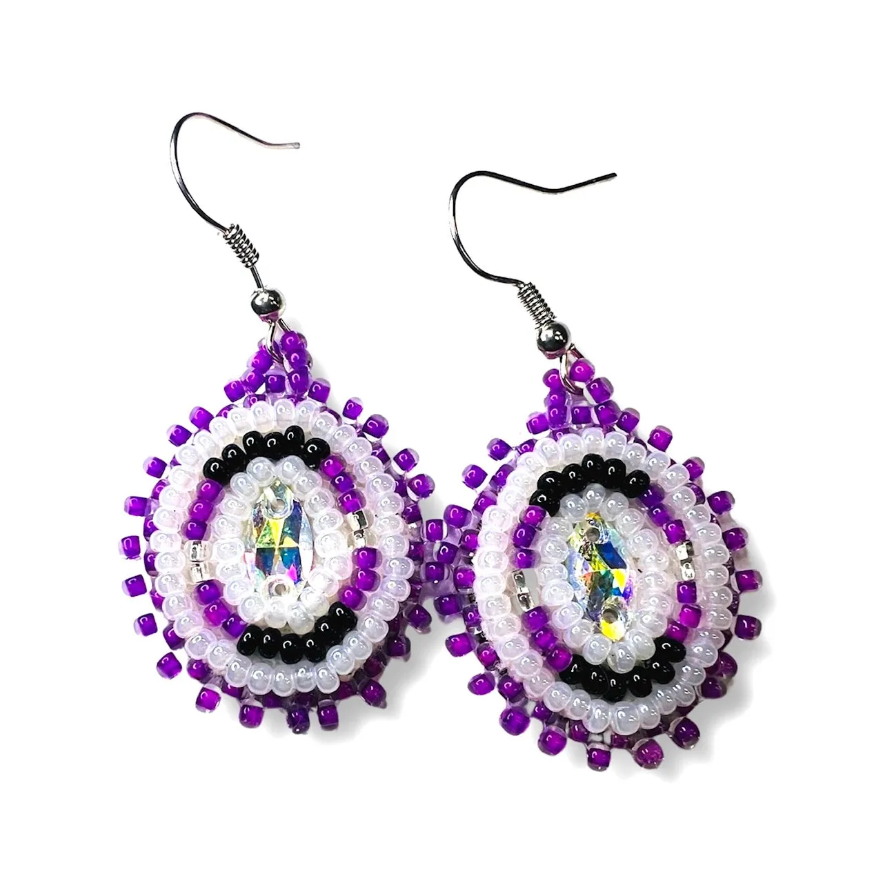 RF Beaded Gemstone Earrings