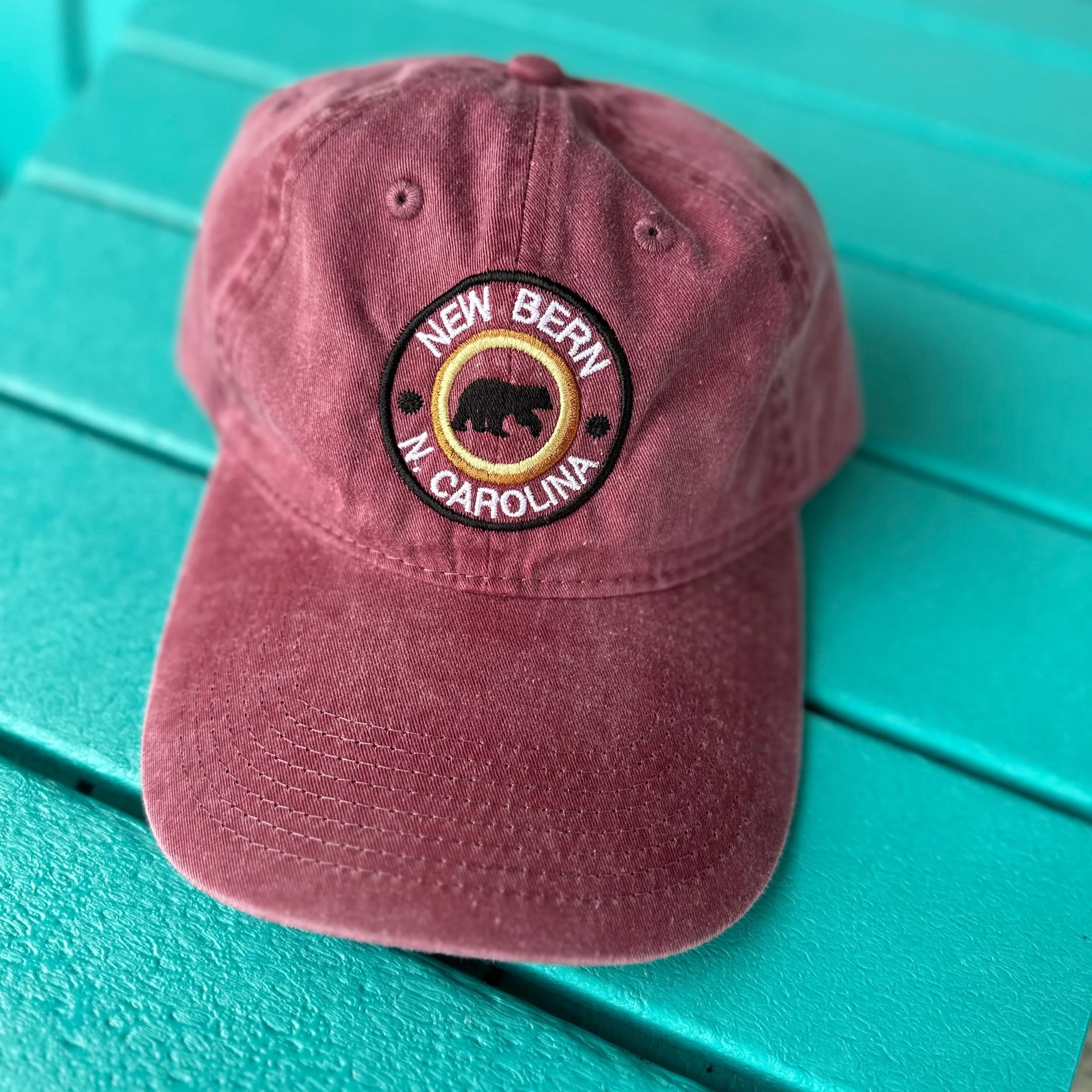 Sporty Bear - New Bern Hat in Red