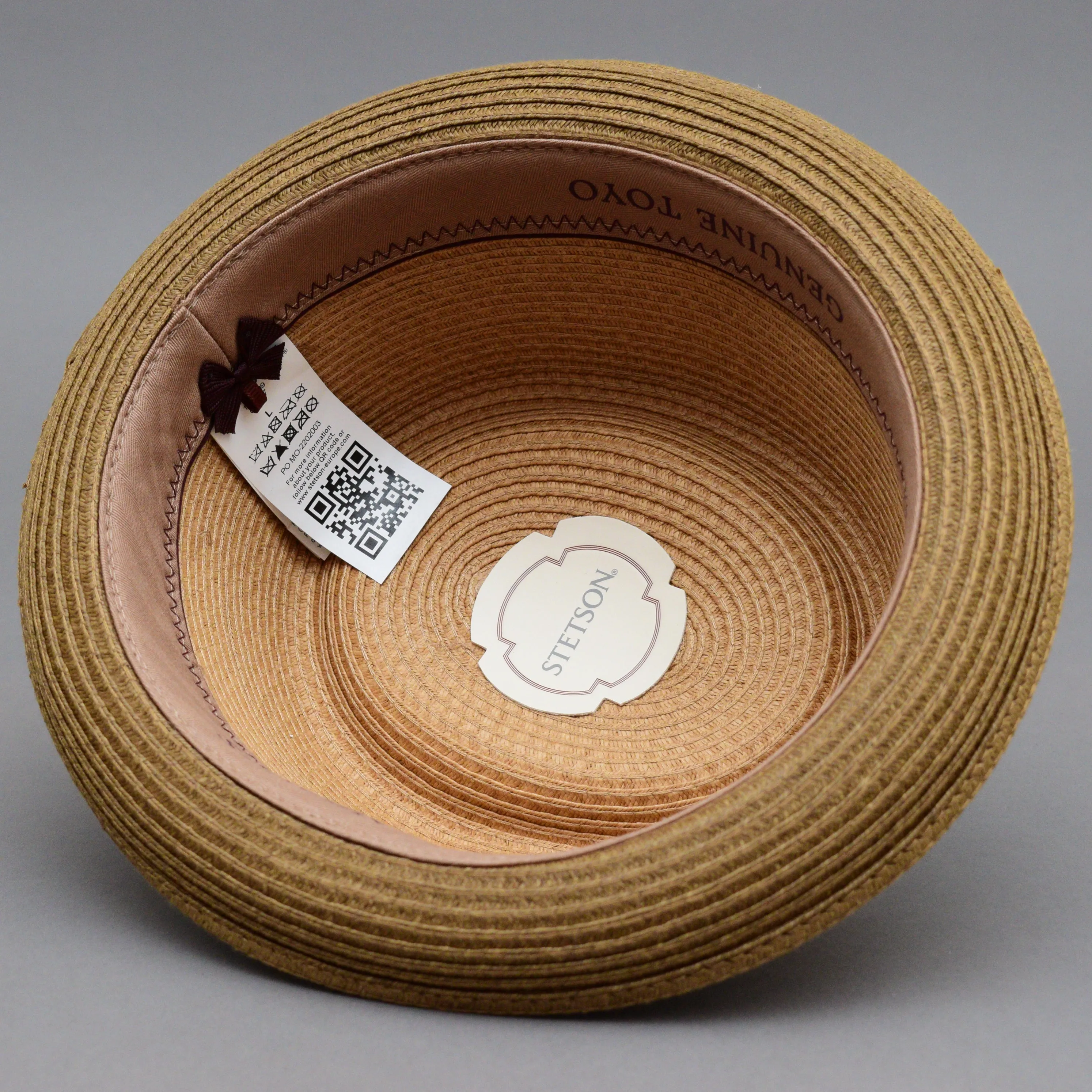 Stetson - Licano Toyo Pork Pie - Straw Hat - Brown