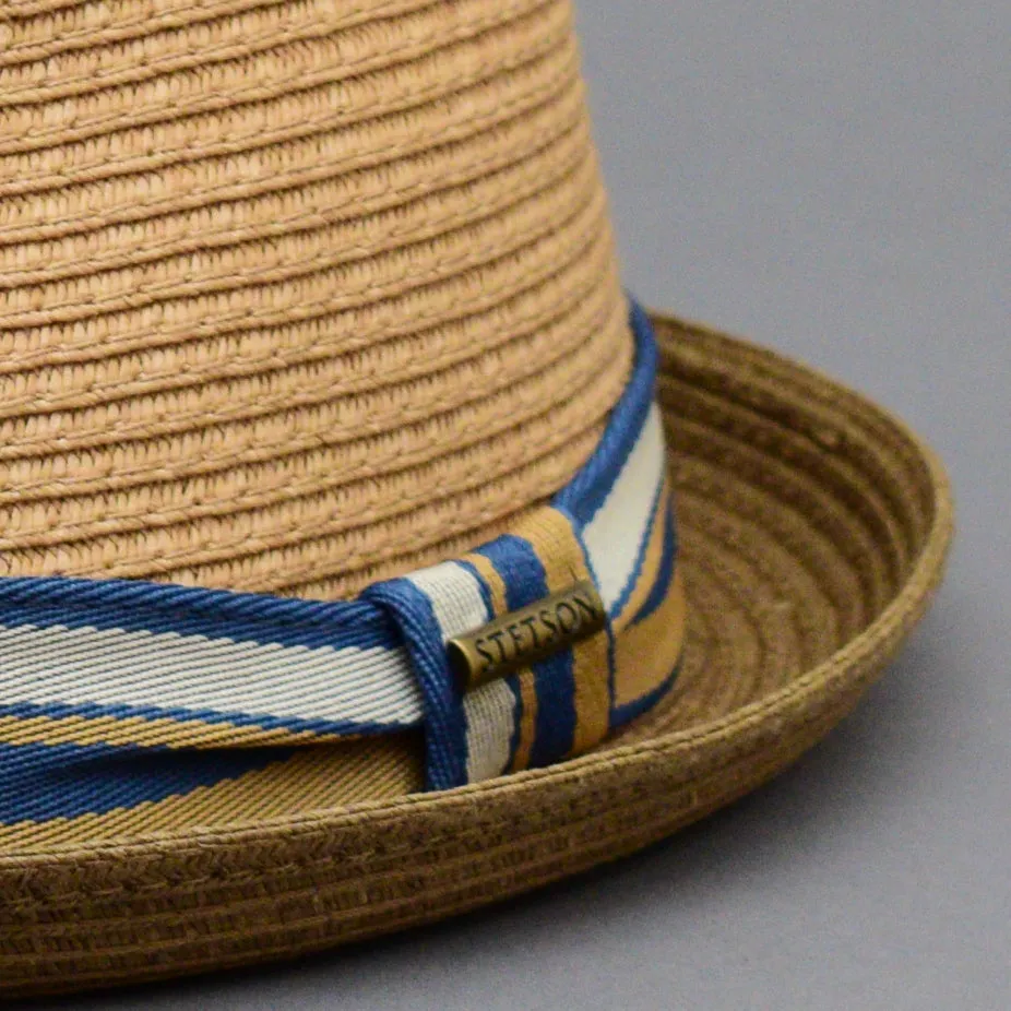 Stetson - Licano Toyo Pork Pie - Straw Hat - Brown