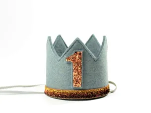 Storm Gray Felt Crown