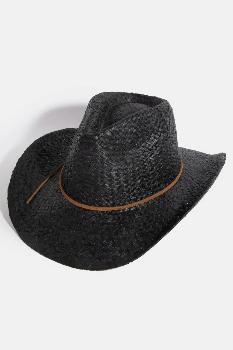 Straw Braided Cowboy Hat