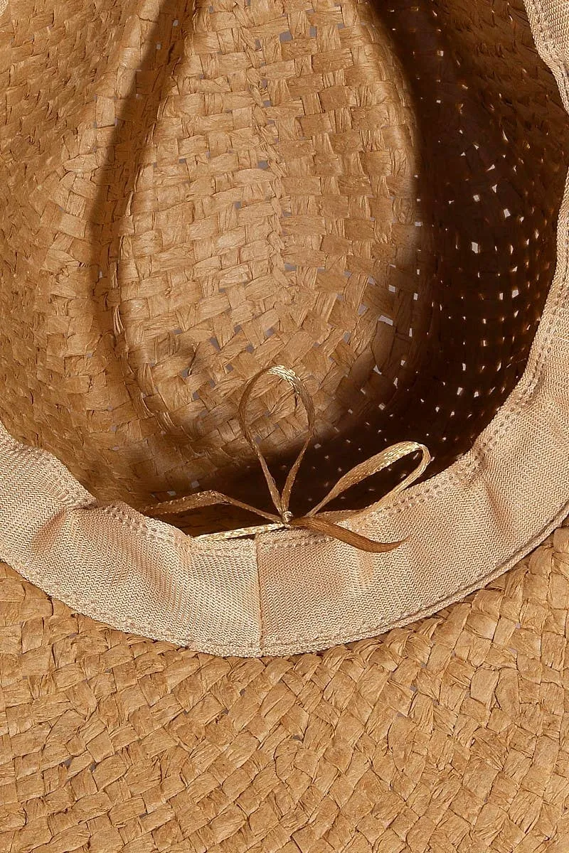 Straw Braided Cowboy Hat