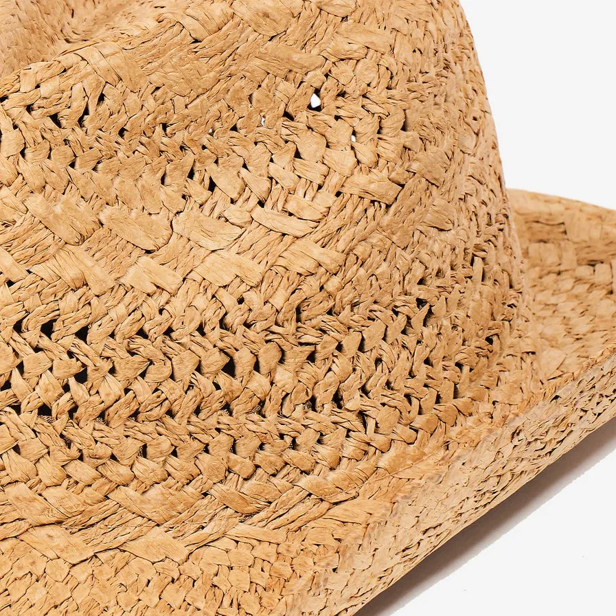 Straw Braided Western Cowboy Hat