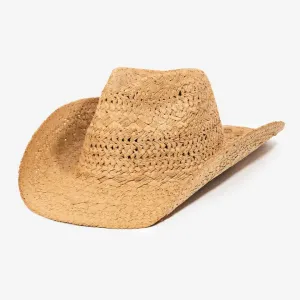 Straw Braided Western Cowboy Hat