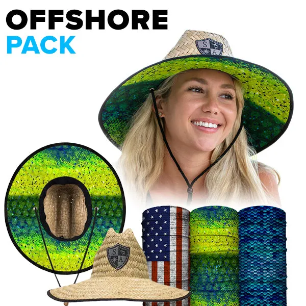 STRAW HAT PACK: 1 HAT & 3 FACE SHIELDS™ | PICK YOUR PACK