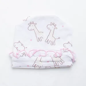Tall Or Small Ruffle Hat, White