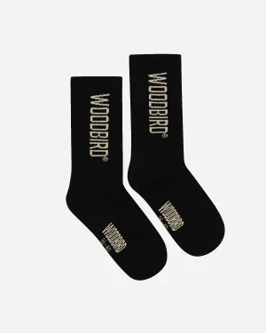 Tennis Logo Socks - Black