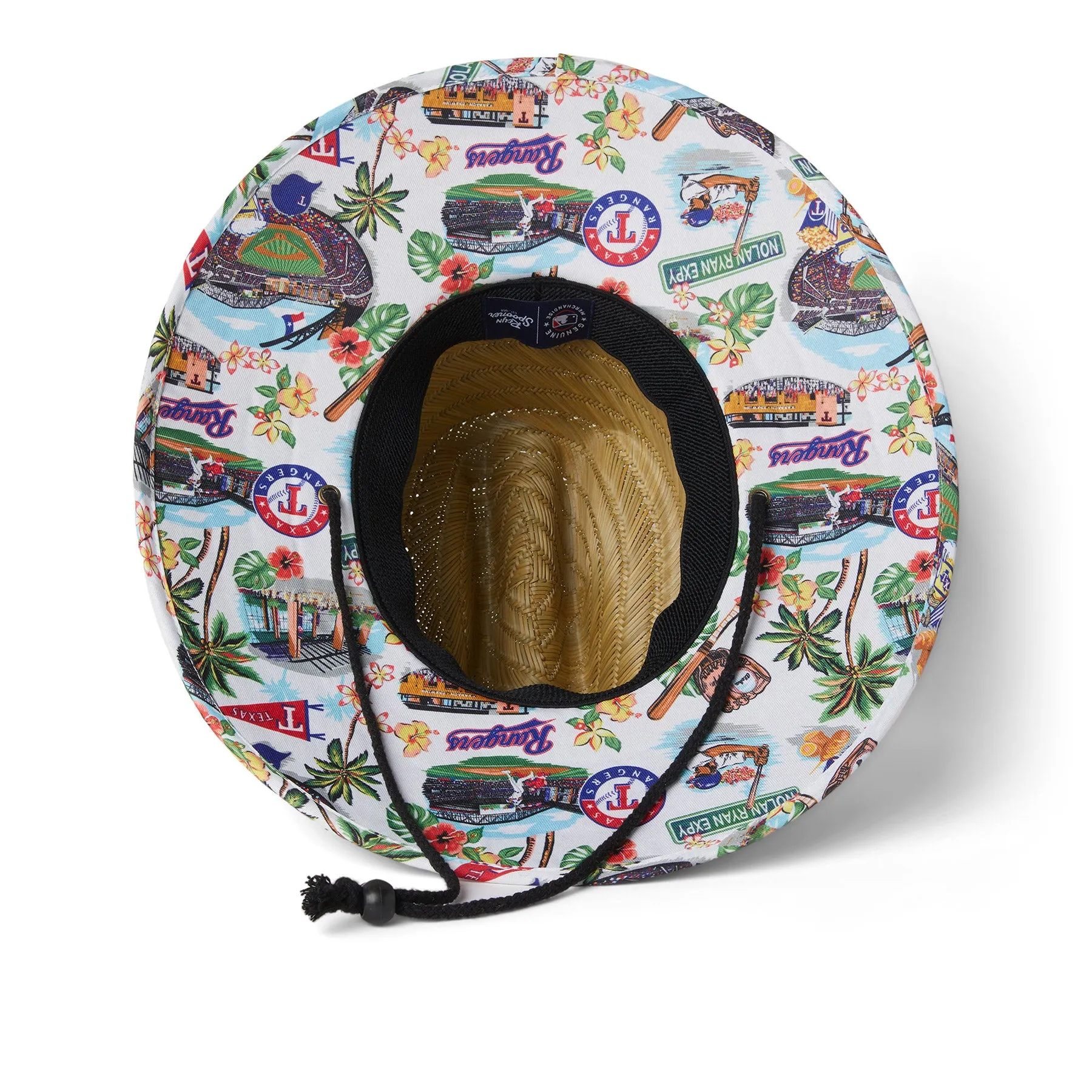 TEXAS RANGERS SCENIC STRAW HAT