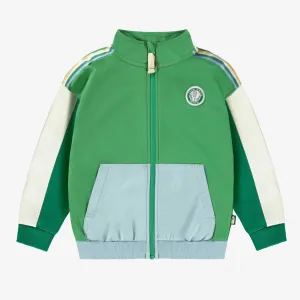 Veste verte en coton français, enfant || Green jacket in French terry, child